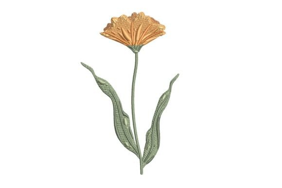 Download Yellow Wildflower Embroidery Design - Sign Collection