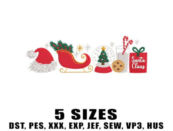 Download Cozy Winter Christmas Embroidery Design - Sign Collection