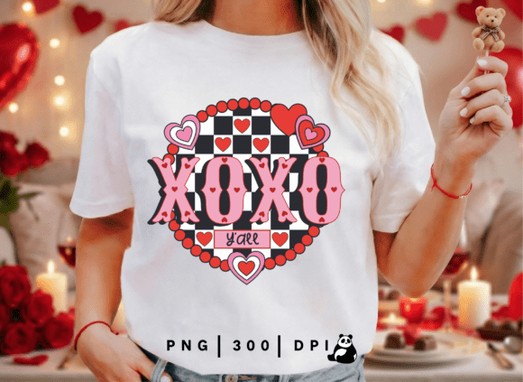 Download Valentine Love XO Checker Heart PNG - Heart Collection