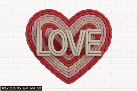 Download Rope Heart LOVE Valentine PNG File - Heart Collection