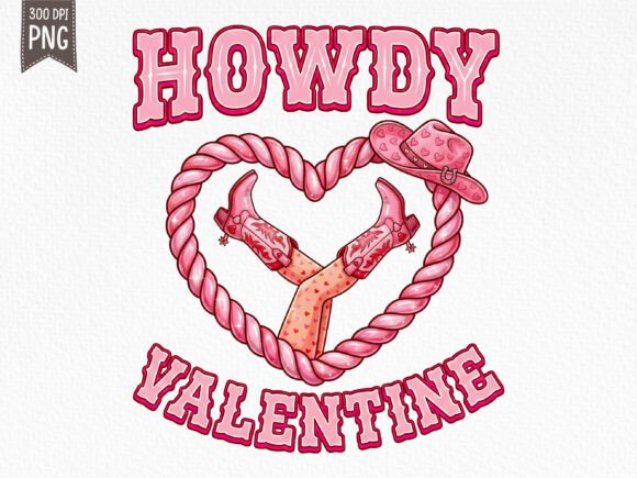 Download Pink Cowgirl Rope Heart Valentine PNG - Heart Collection