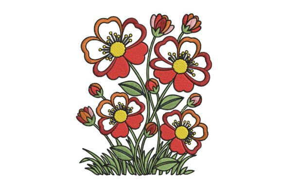 Download Wildflower Embroidery Design - Sign Collection