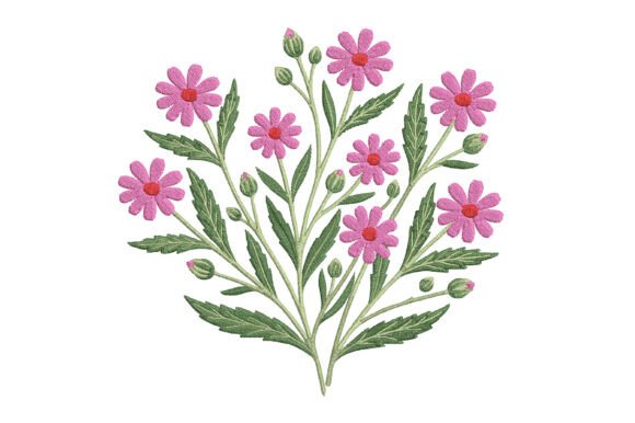 Download Wildflower Embroidery Design - Sign Collection