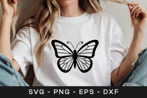Download Artistic Butterfly Linework Design SVG - Sign Collection
