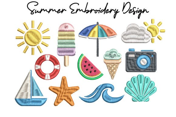 Download Summer Embroidery Design Bundle - Sign Collection