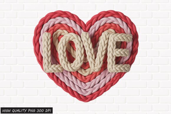 Download Rope Heart LOVE Valentine PNG File - Heart Collection