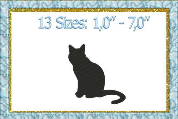 Download Cat Embroidery Design - Sign Collection