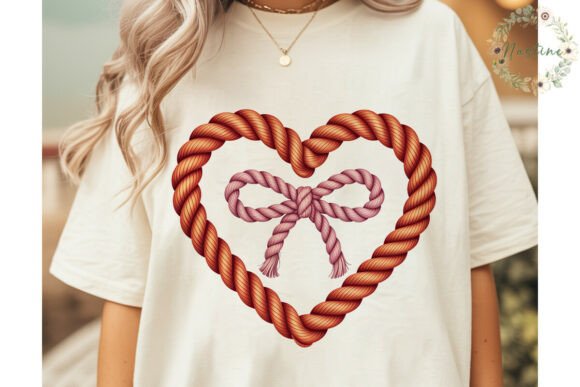 Download Rope Heart Bow Valentine PNG Clipart - Heart Collection