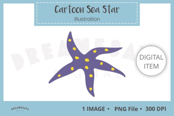 Download Cartoon Sea Star Png Clip Art - Sea star Collection