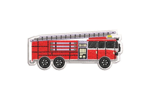 Download Fire Truck Embroidery Designs - Sign Collection