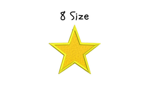 Download Star Applique Embroidery Design - Sign Collection