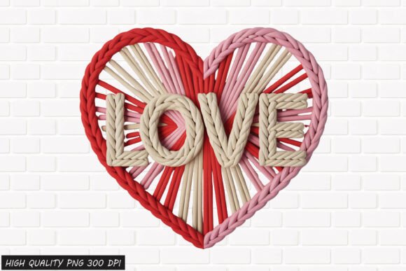 Download Rope Heart LOVE Valentine PNG File - Heart Collection