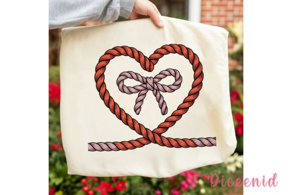 Download Rope Heart Bow Valentine PNG Clipart - Heart Collection