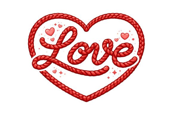 Download Rope Heart Love Valentine Typography - Heart Collection
