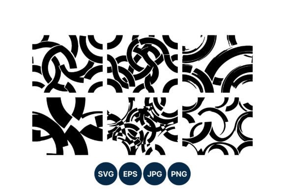 Download Abstract Black White Curved Line Pattern - White Collection