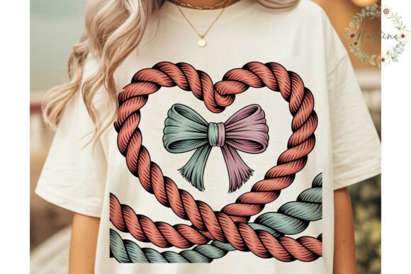 Download Rope Heart Bow Valentine PNG Clipart - Heart Collection